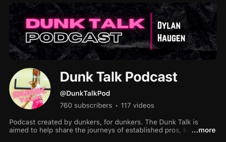 Why I Started The Dunk Talk Podcast and How It Became More Than Just a Dunking Show