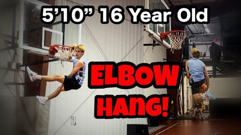 I Put My Elbow in the Rim First Try Before Dunk Ca